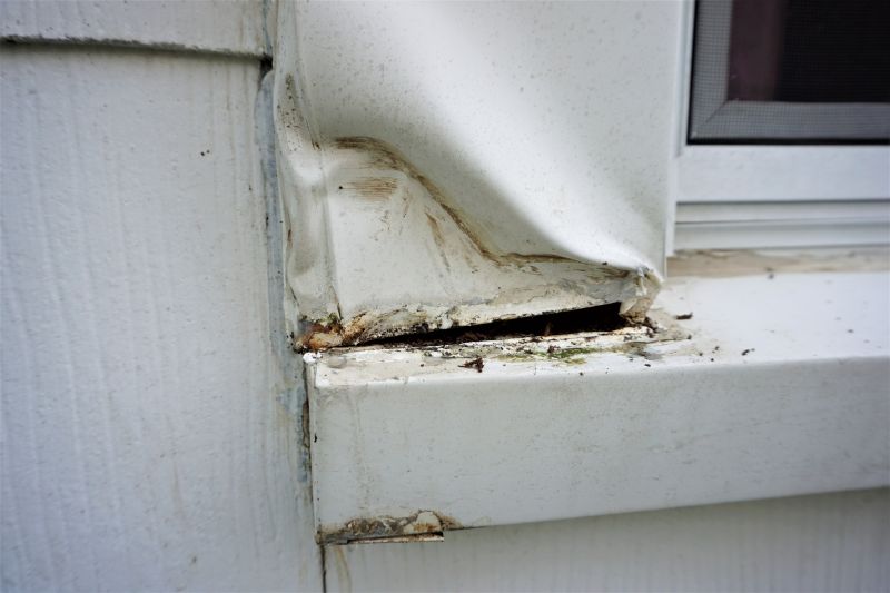 Damaged Dormer Before Repair