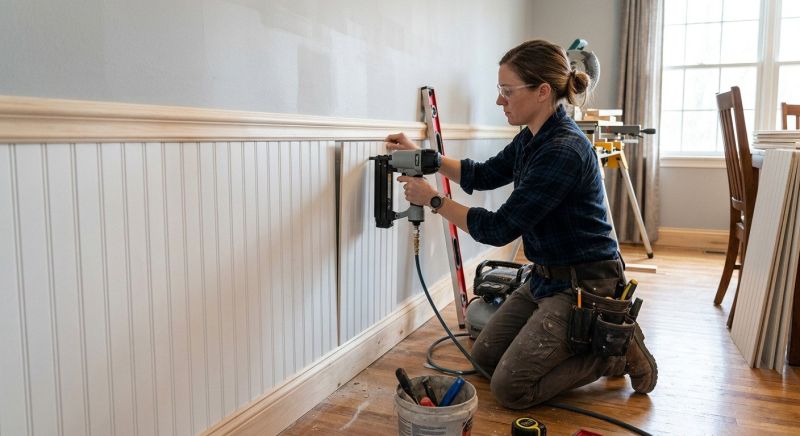 Shiplap Installation in Wilmington, NC