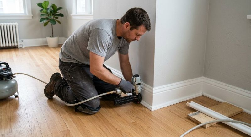 Shoe Molding Installation in Wilmington, NC