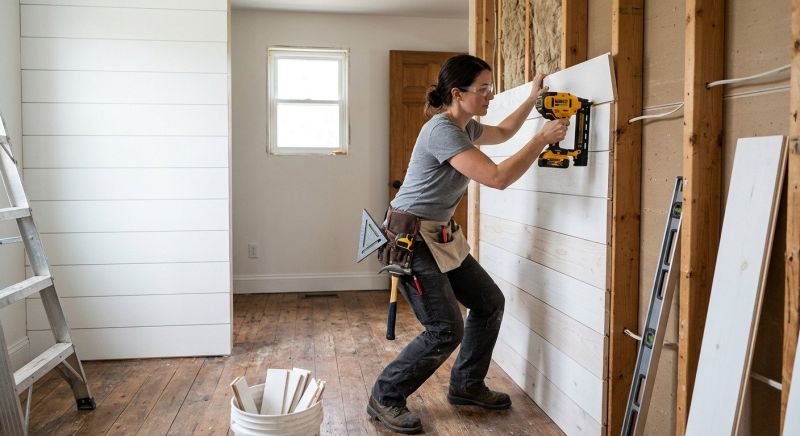 Wall Paneling Installation in Wilmington, NC
