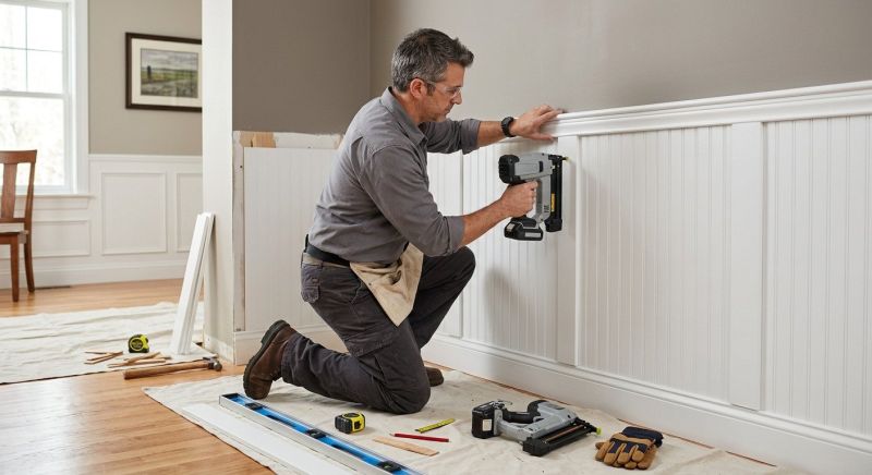 Wall Shiplapping in Wilmington, NC